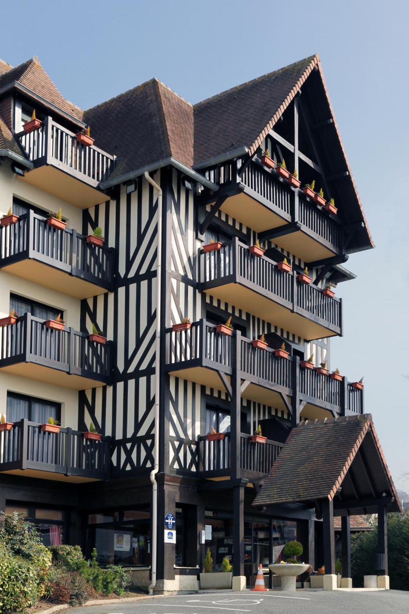 Best Western Plus Hostellerie Du Vallon Trouville-sur-Mer Exteriér fotografie